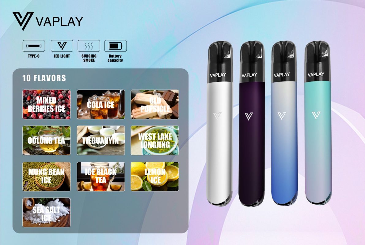 Vaplay V1 Device Rechargeable Disposable Vapes Pen