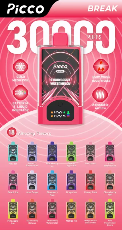 Why Choose Picco Break 30k for Disposable Vape Wholesale?
